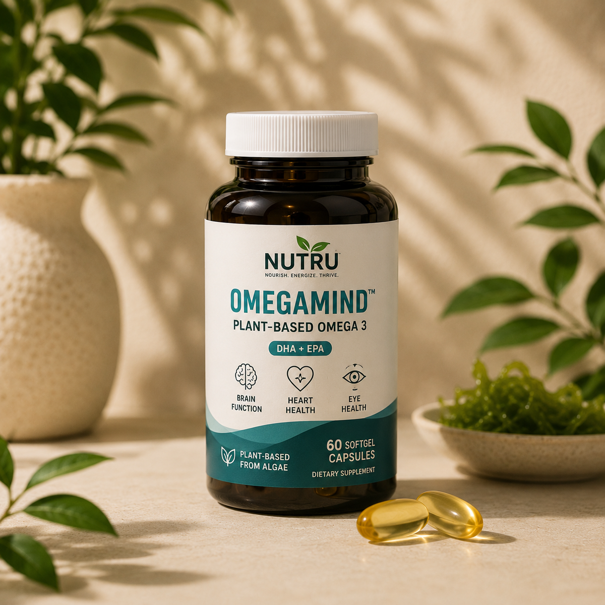 OmegaMind™ Plant-Based Omega 3