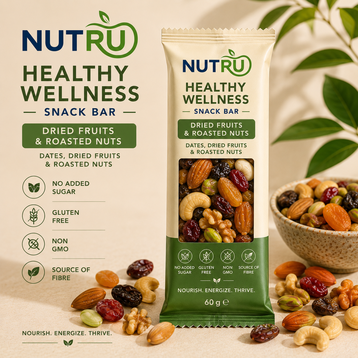 Healthy Wellness Snack Bar