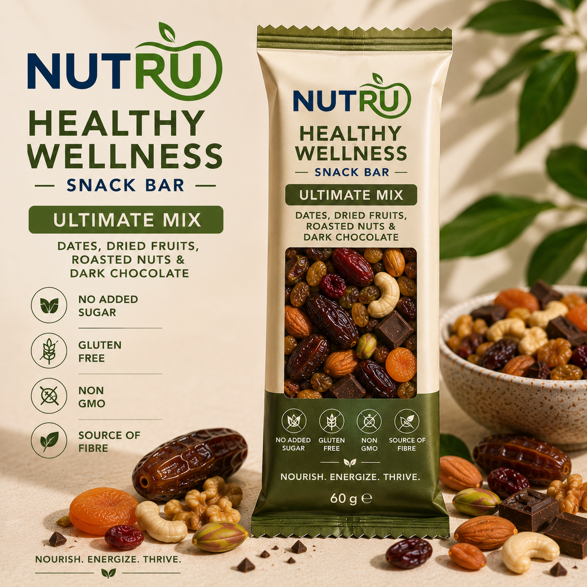 Healthy Wellness Snack Bar